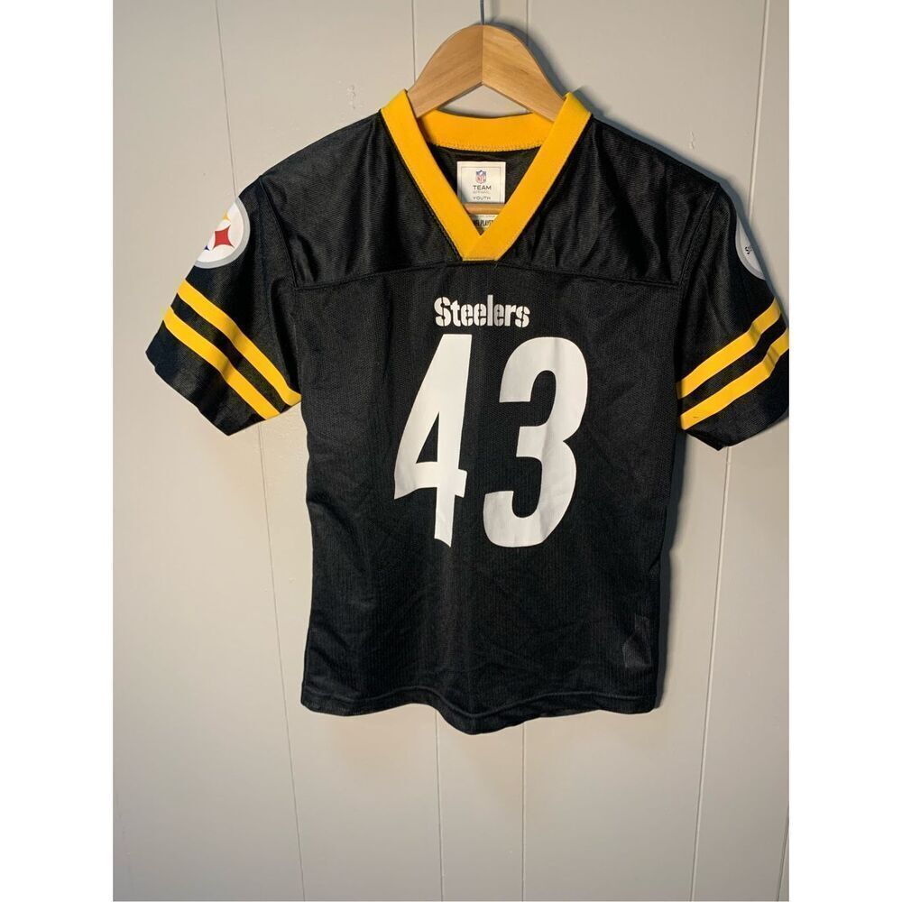 NFL Kids Pittsburgh Steelers 43 football jersey Polamalu Youth  Medium